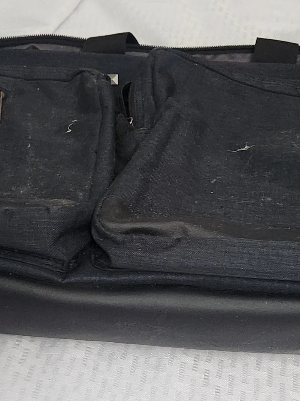 solo New York Black Laptop Briefcase with Front Pockets